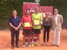 scar Martnez y Jos Alejos, finalistas +40, © RFET