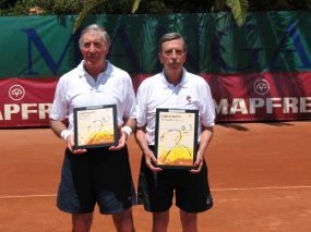 Finalistas M+75 Jaime Furi y Elas Sagarminaga, © RFET