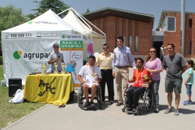 XXIV Campeonato de Catalua de Tenis en Silla de Ruedas Memorial Oliver Puras - Jos Coronado y Vctor Marcn, finalistas dobles, © RFET