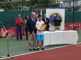 Campeonato de España Alevín (Ferrol) - Pablo Llamas, campeón masculino, © FGT