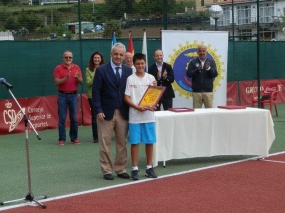 Campeonato de Espaa Alevn (Ferrol) - Pablo Llamas, campen masculino, © FGT