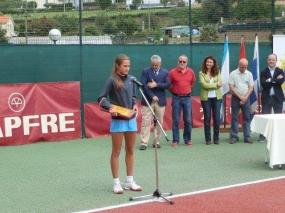 Campeonato de Espaa Alevn (Ferrol) - Marta Custic, campeona femenina, © FGT