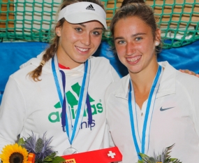 Campeonato de Europa Sub'18 (Klosters, Suiza) - Paula Badosa y Sara Sorribes, © RFET