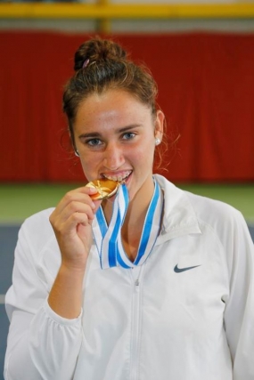 Campeonato de Europa Júnior - Sara Sorribes (Klosters), © RFET