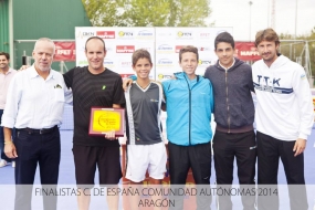 Equipo Masculino Aragón, subcampeón, © Academia Equelite - Juan Carlos Ferrero