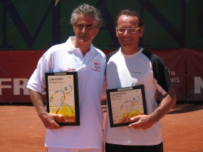 Finalistas M+50 Miguel Mir y Flix Riba, © RFET