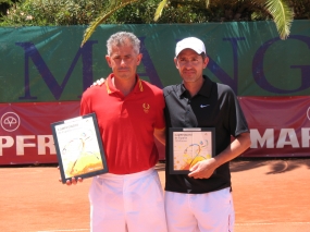 Finalistas M+45 Miquel Puigdevall y Carlos Homedes, © RFET