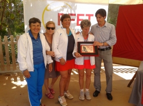 Club Tennis Barcino, subcampeón femenino +65, © RFET