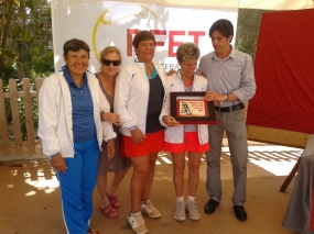 Club Tennis Barcino, subcampen femenino +65, © RFET