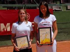 Yvonne Cavall y Garbie Muguruza, © RFET