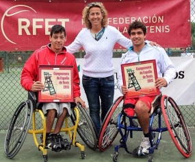 XXV Campeonato de Espaa - Daniel Caverzaschi y Roberto Chamizo con Gala Len, © RFET