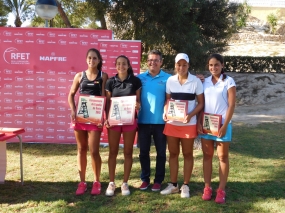 Campeonato de Espaa Cadete (Sportclub Alicante) - Campeonas y finalistas dobles, © RFET