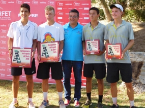 Campeonato de España Cadete (SportClub Alicante) - Campeones y finalistas dobles, © RFET