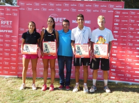 Campeonato de España Cadete (SportClub Alicante) - Campeones dobles masculino y femenino, © RFET
