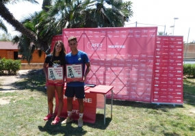 Campeonato de Espaa Cadete (SportClub Alicante) - Eva Guerrero y Andrs Fernndez Cnovas, campeones, © RFET