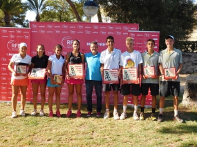 Campeonato de Espaa Cadete (SportClub Alicante) - Campeones y finalistas dobles, © RFET