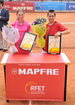 Marc Milà y Cristina Bucsa, campeones, © RFET