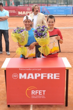 Marc Mil y David Catal, finalistas masculinos, © RFET