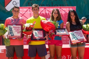 Campeonato de España Júnior (CT Pamplona) - Campeones y finalistas, © RFET