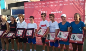 Campeones y finalistas dobles, © RFET