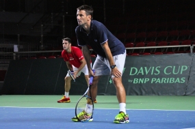 David Marrero y Tommy Robredo, © RFET