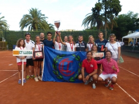 Club Tennis Lleida, subcampeón femenino, © RFET