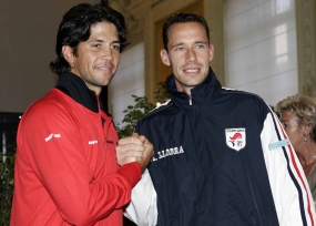 Fernando Verdascp y Michal Llodra, © RFET