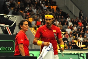 Conchita Martnez y Rafael Nadal, © RFET