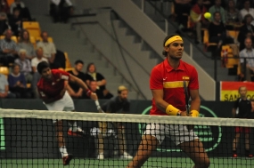 Fernando Verdasco y Rafael Nadal, © RFET