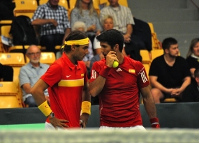Rafael Nadal y Fernando Verdasco, © RFET