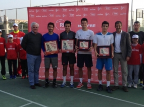 Finalistas dobles masculino, © RFET