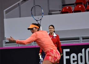 Garbie Muguruza y Conchita Martnez, © RFET