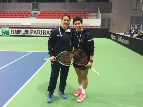 Carla Surez y Conchita Martnez, © RFET