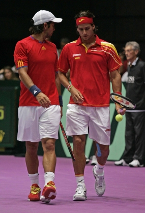 Fernando Verdasco y Feliciano Lpez, © RFET