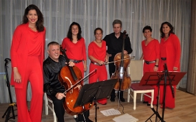 Seleccin Espaola Mapfre femenina en la cena oficial, © RFET
