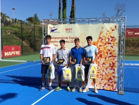 Finalistas dobles masculino, © RFET