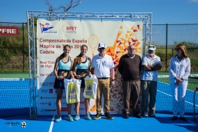 Ares y Aran Teixid, finalistas dobles, © RFET