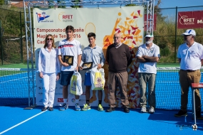 Rafael Izquierdo y Carlos Sánchez Jover, campeones dobles, © RFET