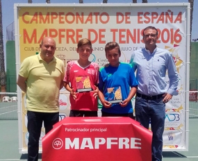 Daniel Mrida y Pavel Petrov, campeones de dobles, © RFET