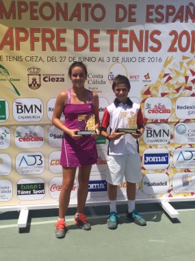 Emma Snchez Jimnez y Luis Utrilla, campeones, © RFET