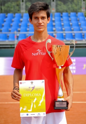 Carlos Sánchez Jover, Campeón de Europa Sub'16, © RFET
