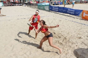 Campeonato de Europa de Tenis Playa 2016 (Bulgaria) - Carolina Miranda y Gerard Rodrguez, © @TennisEurope