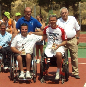 VIII Open Mar de Aragn - Miguel Torres y Juanjo Rodrguez, ganadores dobles, © RFET