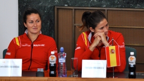 Lara Arruabarrena y Garbie Muguruza, © RFET