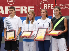 Jos A. Salazar, Alejandra Starkova, Silvia Garca Jimnez y David Prez, , © RFET