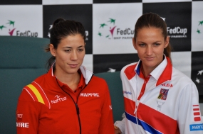 Garbie Muguruza y Karolina Pliskova, © RFET