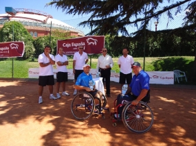 III Open Caja España, León - Álvaro Illobre y Juan Gutiérrez, campeones de dobles, © RFET