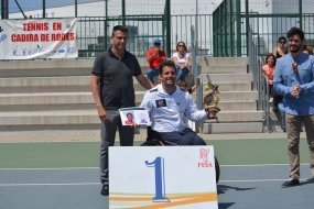 Open de Tenis en Silla de Ruedas Almussafes - Campeón Enrique Siscar, © RFET