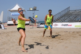 9º Campeonato del Mundo de Tenis Playa (Cervia) - Antomi Ramos y Maraike Bigkmaier, © ITF