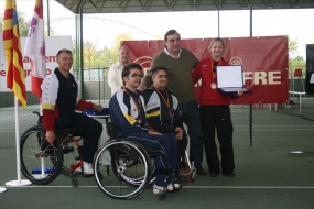 Catalua, tercer clasificado con Jos Luis Montoya y Cristian Mira, © RFET